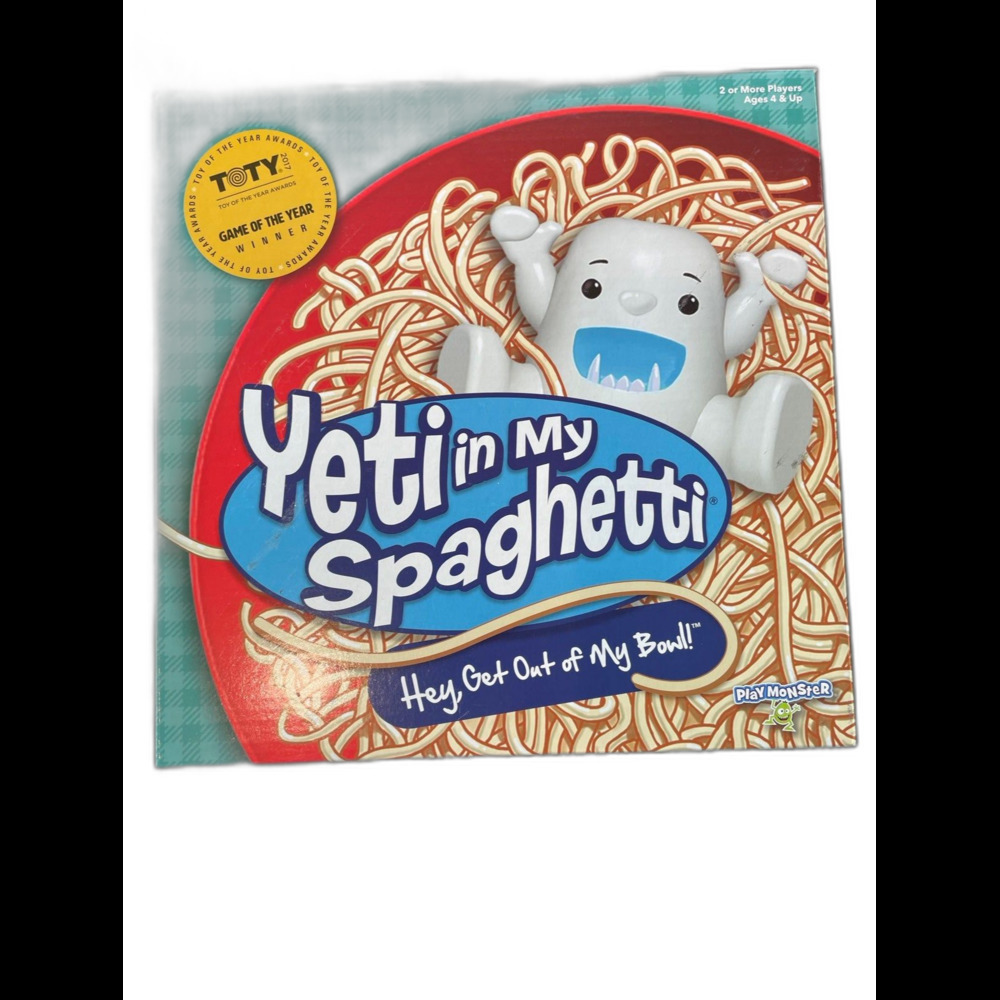 PlayMonster Yeti in My Spaghetti Board Game Kids OS Interactive Skill Fun Family